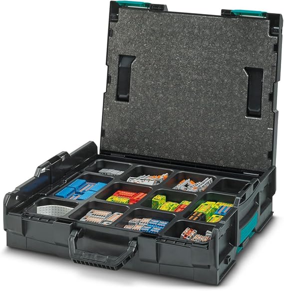 Phoenix Safe 1367298 Phoenix Contact PTFIX Sortimo L-BOXX 1092040 Distribution Block 0.14 mm² 4 mm² 1 Set