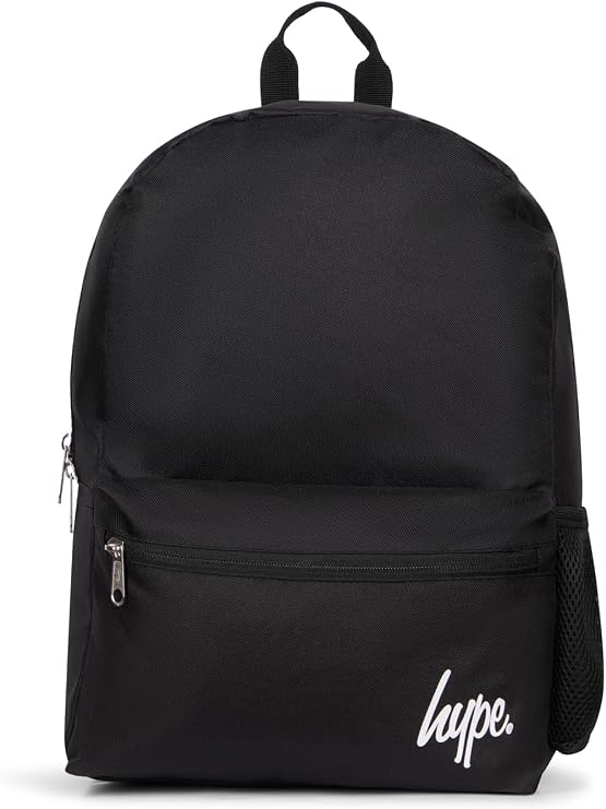 hype Unisex Backpack, Plain Black
