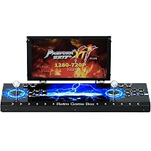 35000 in 1 Portable Arcade Game Console 17.5-inch HD Screen Dual Players Pandoras Box 80S,Retro Video Game Machine Search/Hide/Save/Load/Pause Games (17.5-Dual Players)