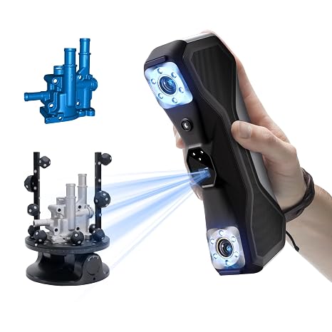 Revopoint MetroX Pro 3D Scanner, 0.01mm Blue Laser, Full Color, Advanced