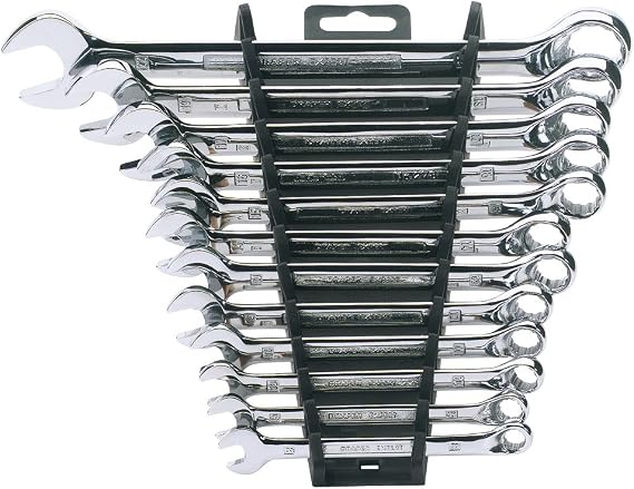 Draper Expert 12 Piece HI-TORQ Combination Spanner Set - 64605 - Metric 8-22mm Fully Polished Tool Kit