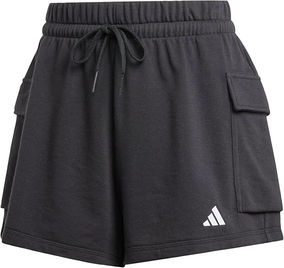 adidas Essentials Small Logo French Terry Cargo Shorts