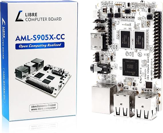 Libre Computer Project AML-S905X-CC Le Potato 64-bit Single Board Computer Pi 3 Replacement 2GB, 2-Pack