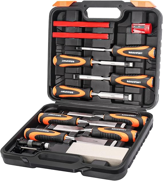 13-Piece Chisel Sets, Chisel Set for Woodworking, Wood Carving