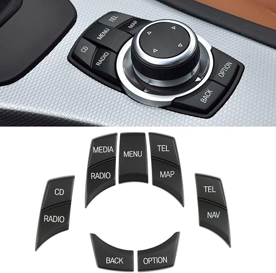 Jaronx BMW iDrive ボタン 1フィート E81 3フィート E90 5フィート E60 X1 E84 X5 E70 X6 E71用
