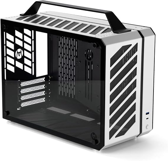 Mechanic Master C+Max Compact MATX ポータブルゲームケース シルバー