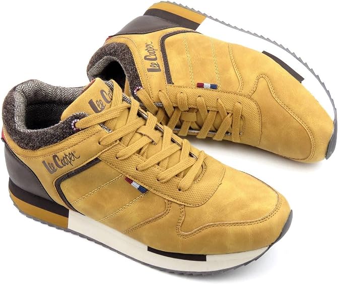 Lee Men's Shoes Cooper M LCJ-21-29-0643M Low-Top Sneakers, Multicolor, 10 UK
