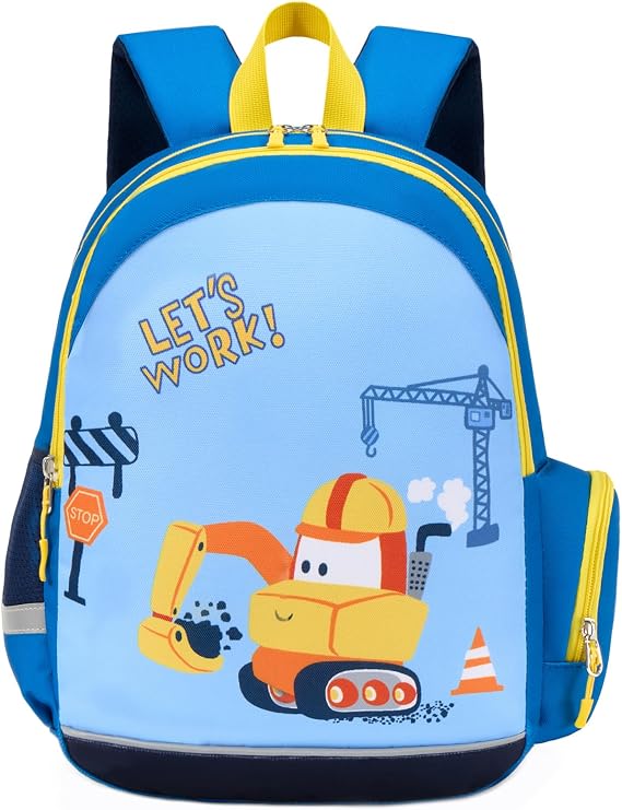 PROTAURI Children's Backpack for Boys Girls 3-7 Years with Chest Strap 12L