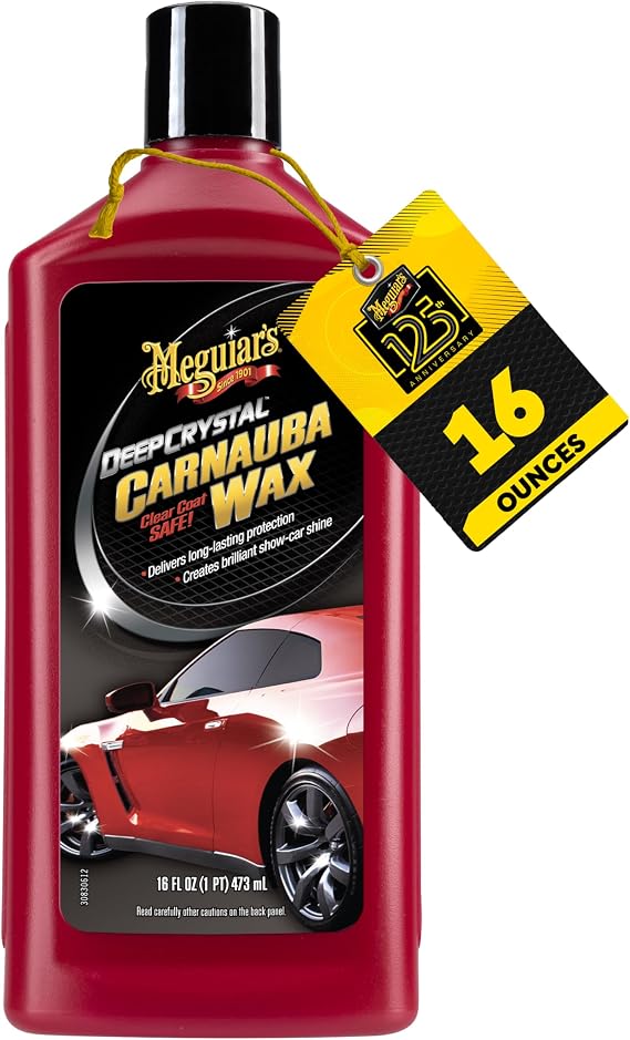 Meguiar's Carnauba Wax DEEP CRYSTAL Liquid 16 oz Domestic