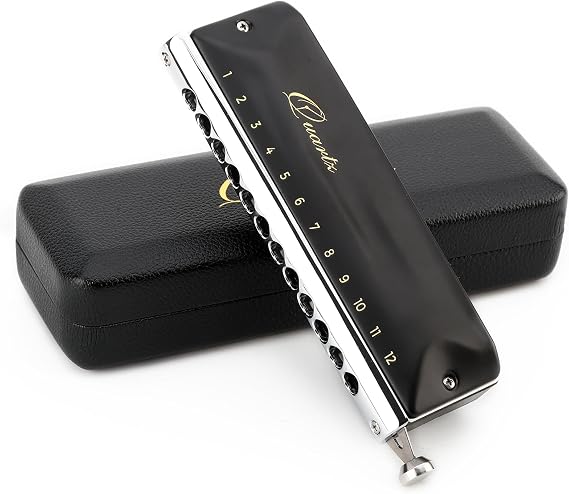 JDR Quartz Chromatic Harmonica C Key 12 Holes 48 Tones Half Valves