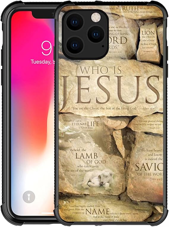 iPhone 13 Pro用ケース キリスト教信仰 イエス 素晴らしいパターンデザイン 耐衝撃 傷防止 ハードPC バックケース Apple iPhone 13 Pro用