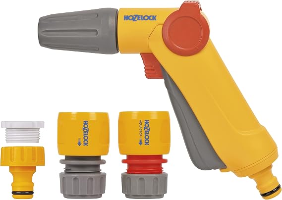HOZELOCK 2342H Jet Sprey Sivri Uçlu Atım Ayarlı Hortum Tabancası Seti