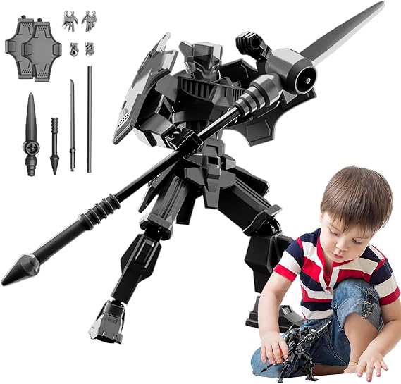 Action Figure Model - Robot Articulated Figure,13cm Unique Collectibles Action, Full Body Mechanical Movable Toy for Desk Decoration