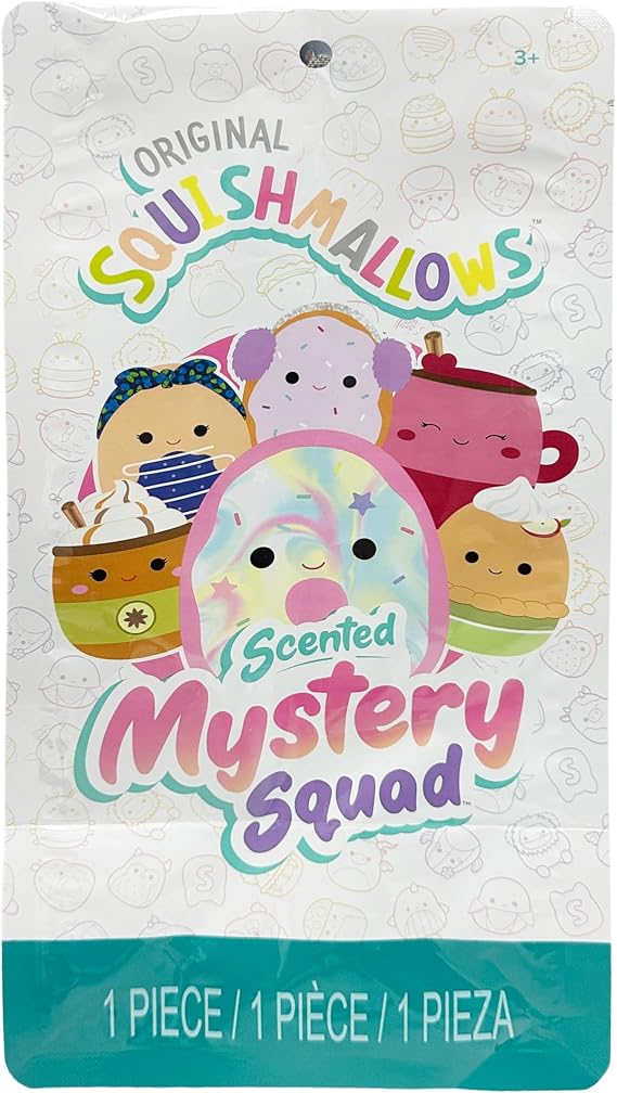Squishmallowsオリジナル5インチデザートミステリースクワッド – 公式Jazwaresの香り付きぬいぐるみリトル。