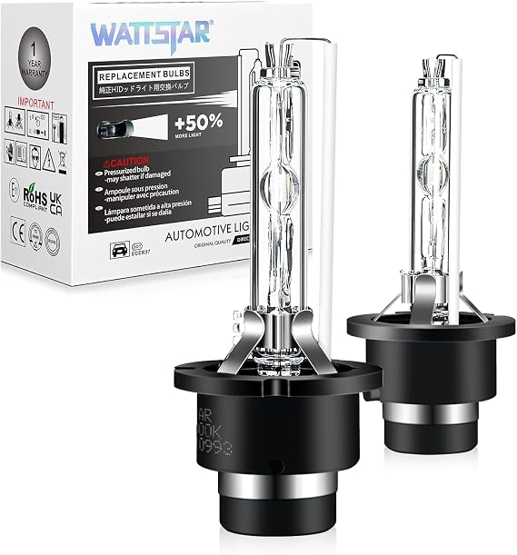 D2S Headlight HID Restoration Kit 35W 6000K Pure White Car HID Conversion Kit (Pack of 2)
