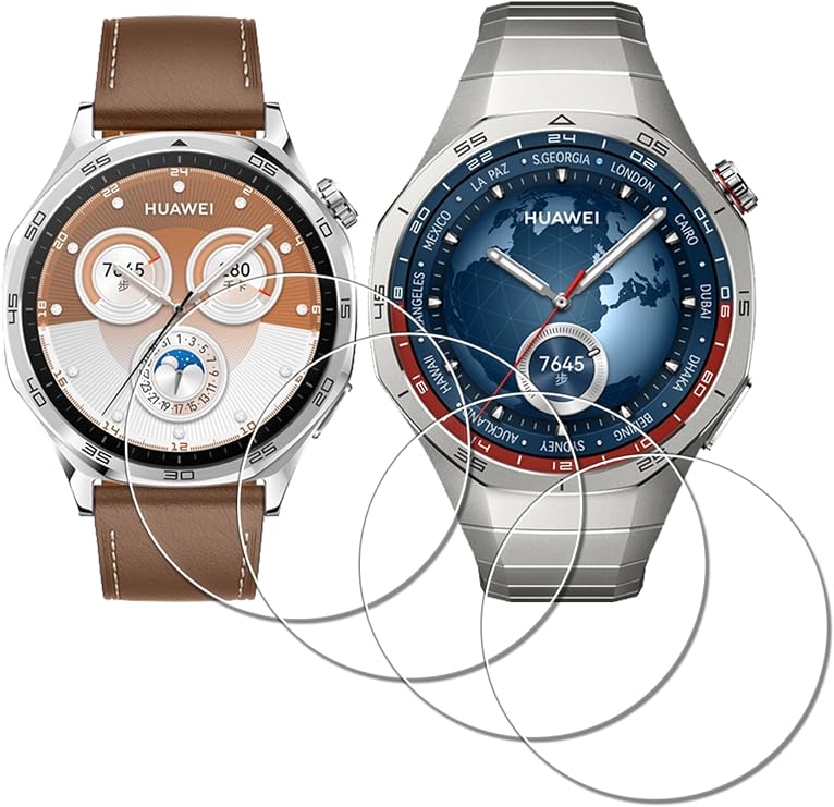 iDaPro Screen Protector for HUAWEI Watch GT 6/5 46mm, 9H Tempered Glass
