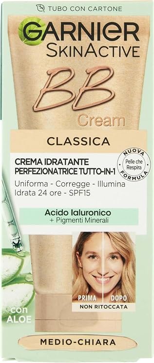 Garnier BB Cream Classic SkinActive for Even, Hydrated Skin, Natural