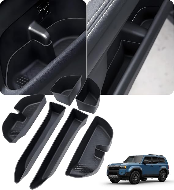 Door Organizer Insert for Toyota Land Cruiser Prado 2024-2025