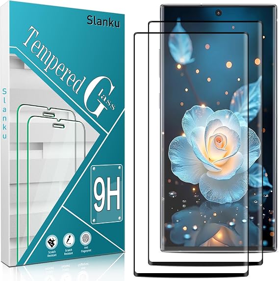 Samsung Galaxy Note 10 Plus用Slankuスクリーンプロテクター、強化ガラス、3D。