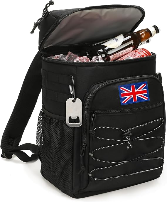 Tactical Backpack Cooler, 25L Insulated Large Ice Chest Camping