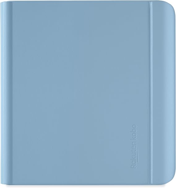 Kobo Libra Colour Stylus için Kılıf | Alacakaranlık Mavisi | Uyku/Uyanma Teknolojisi | 2 Pozisyonlu Entegre Destek | Vegan Deri | Kobo Libra Colour 7 inç eReader ile uyumlu