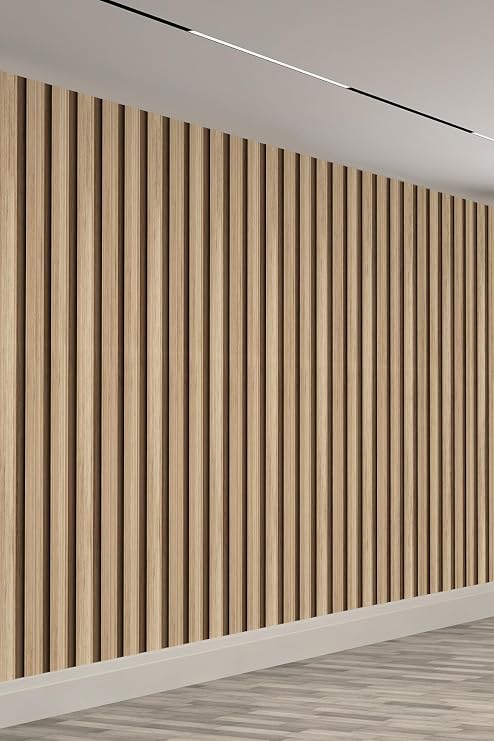 3D Modern Ahşap Panel Tek Parça Duvar Kağıdı – Kolay Uygulama, 200 x 150