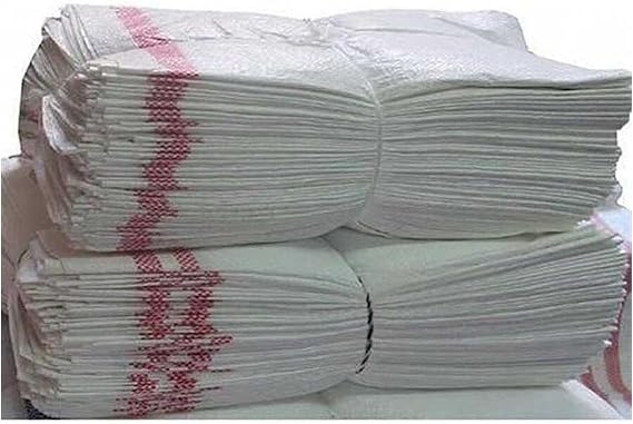 Baskılı Çuval Beyaz İnşaat Moloz Çöp Çuvalı - 60 x 100 CM - 5 Adet