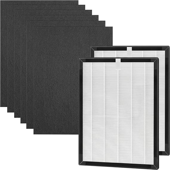 Replacement Filter Compatible with Dhyala KJ03 Air Purifier,2+6