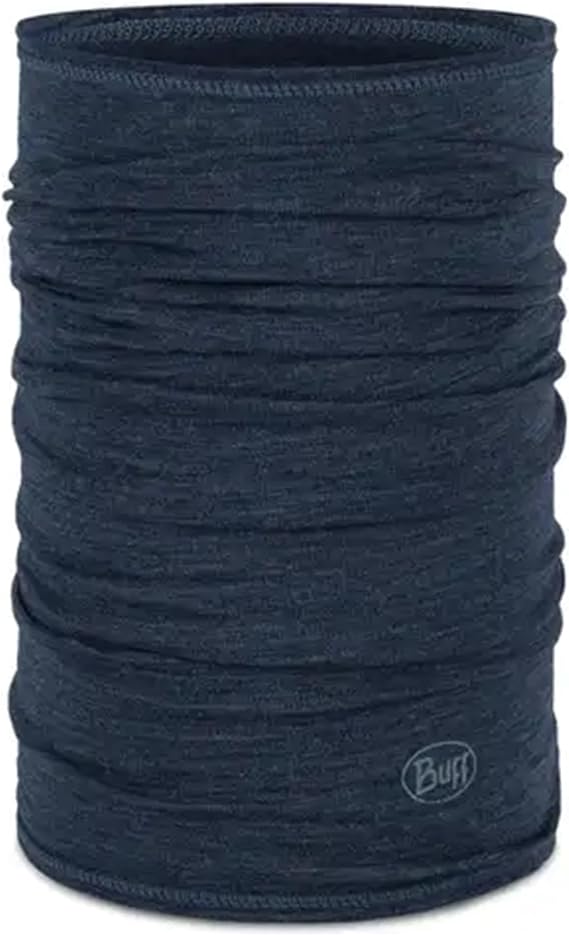 Buff®| Neckwear Merino Lightweight Multifunctional 100% Merino Wool Scarf, Trekking, Outdoor, Sustainable, Slim fit Man Women
