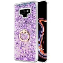 Case for Microsonic Samsung Galaxy Note 9 Glitter Liquid Holder Purple [Case Compatible with Galaxy Note 9 - Purple]