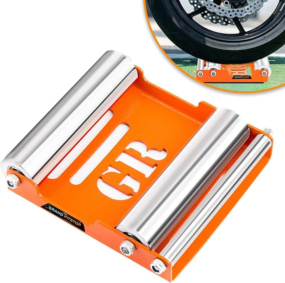 Grand Pitstop - Wheel Roller for Cleaning Motorcycle Chains and Lubrication of Bicycles (Bicycles < 220 kg and Tyre Width < 180 mm, Medium)
