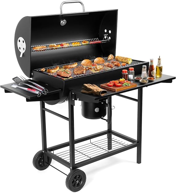 Large Charcoal BBQ Grill with 4 Ventilation