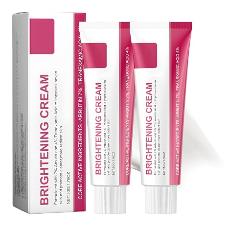 Arbutin 7.0 Txa 4.0 Cream Whitening Brightening Cream Brightens Various Types of Blemishes Balances an Uneven Skin Tone Suitable for All Skin Types 50 g/Piece Pack of 2