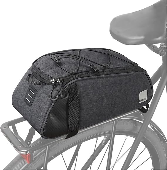 HOMPER Cycle Saddle Rear Rack Pannier Bike Bag 7L Bike Pannier Bag