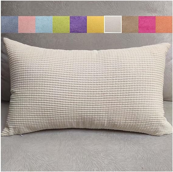 Decorative Throw Pillow Covers with zipper 50x70cm 60x80cm Pillow Cases, Couch Sofa Cushion Cover 30x50cm 40x60cm 40x70cm Pillowcase Protectors for Living room, Only 1 pillowcase(Color 2,60x80cm)
