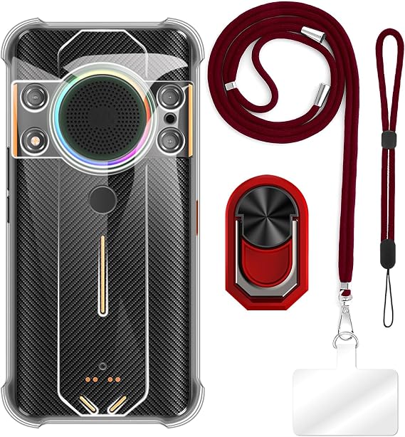 Case Accessory Bundle for AGM H5 Pro - Clear+Blue