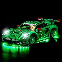 LocoLee Led Light Set Compatible with Lego 42224 Porsche 911 GT3 R REXY AO Racing Car Led Decoration Lighting Kit Compatible with Lego Technic 42224 Building Blocks Model,Only Lights Set,No Model