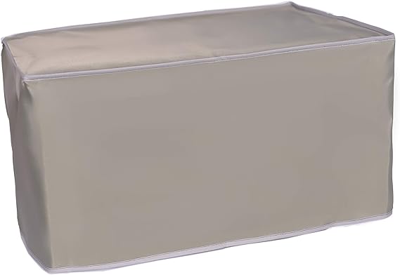 Printer Cover Compatible with Bambu Lab H2S Laser Full Combo 3D Printer (AMS 2 PRO INSTALLED), Silver Gray Nylon Anti-Static and Waterproof Printer Dust Cover by Perfect Dust Cover LLC