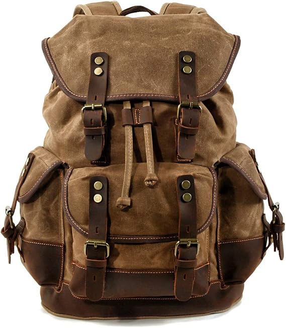 Backpack compatible with Benelli Leoncino 250 brown 13L RG8