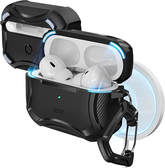 ESR for AirPods Pro 2/1 Case, Compatible with MagSafe, Black