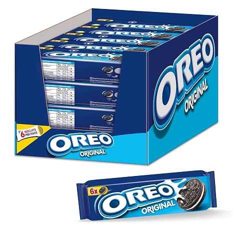 Oreo Chocolate Sandwich Biscuit Snack Pack 66g (Pack of 20 x 66g)