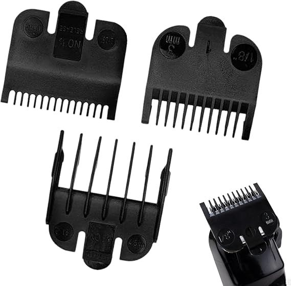 3Pcs Hair Clipper Guards for Wahl Hair Clippers & Babyliss FX870