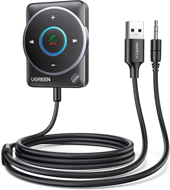 UGREEN Latest Bluetooth 5.4 Car Receiver, Enhanced Connection and Noise