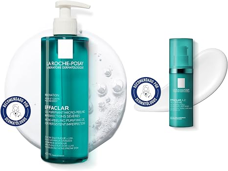 La Roche-Posay Effaclar Micro-Peeling Purifying Gel 400ml + Effaclar Gel Cream AZ 40ml