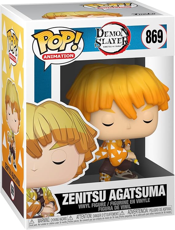 Funko Pop! Animation: Demon Slayer - Zenitsu Agatsuma - Collectable Vinyl Figure - Gift Idea - Official Merchandise - Toys for Kids & Adults - Anime Fans