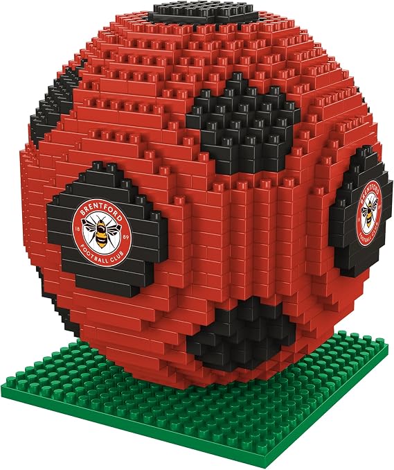 FOCO Officially Licensed Brentford FC BRXLZ Bricks 3D Football Toy Model