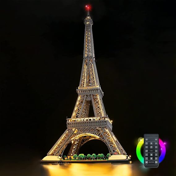 Remote Control Led Light Set Compatible with Lego 10307 The Eiffel Tower [Energy Class A]