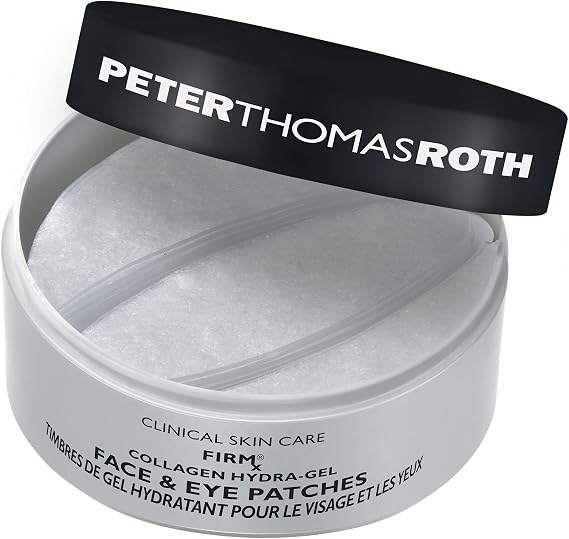Peter Thomas Roth FIRMx Kollajen Hydra-Jel Yüz ve Göz Yamaları | Göz Altı ve Yüz İçin Kollajen Jel Yamalar