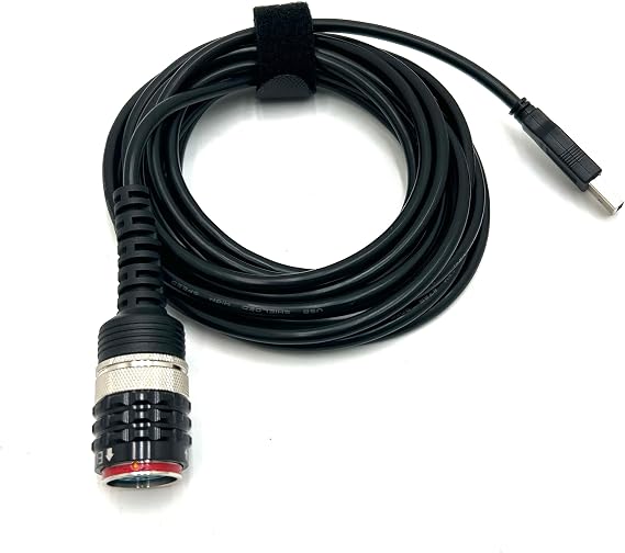 OBD Test Main Cable and USB Cable Round Interface Application Volvo Track Diagnostic Tool