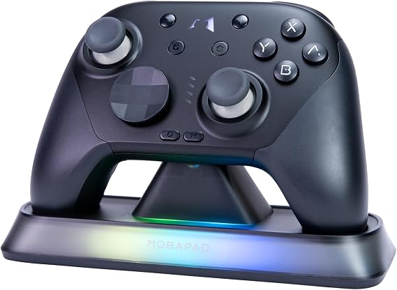 MOBAPAD Chitu 2 HD Switch Wireless Controller, TMR Glide Joysticks [ZERO Drift], Charging Dock, HD Rumble, NFC, Programming, Mechanical Buttons - Gamepad for Nintendo Switch/Switch 2 & Windows PC